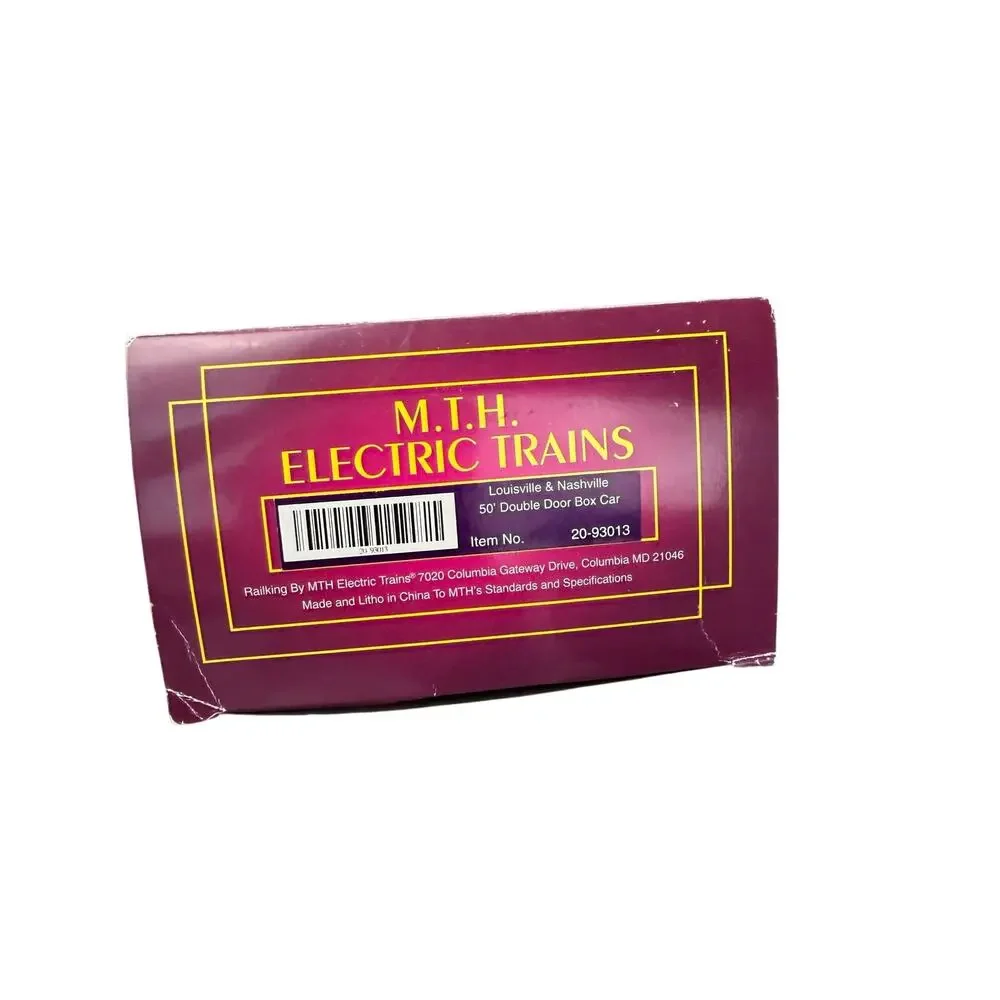 Title: MTH O Scale Louisville & Nashville 50’ Double Door Box Car #41030